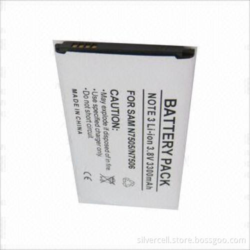 Li-ion Mobile Phone Battery for Samsung Note 3 Mini, with 3,300mAh Capacity